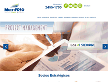 Tablet Screenshot of multifrio.com